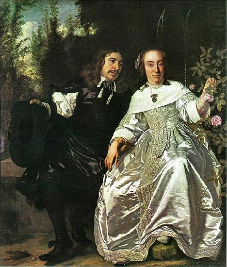 Abraham del Court and his wife Maria de Keerssegieter, Bartholomeus van der Helst